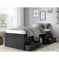 Kidsaw Captains 3ft Single Black Cabin Bed
