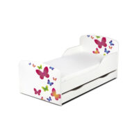 Bedding & Beyond Butterflies Toddler Bed with Underbed Storage