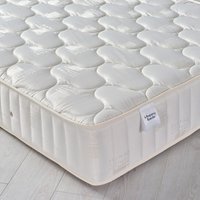 4ft Small Double Quilted Fabric Mattress - Semi-Orthopaedic Pinerest Spring - Happy Beds