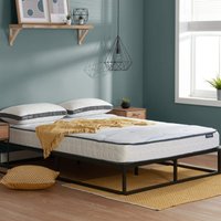Amarillo Fabric Small Double Mattress In White