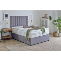 Spring King� Sanctuary Spa 2000 Pillow Top Mattress + Premium Divan Bed, Cream, 2 Drawer, Double